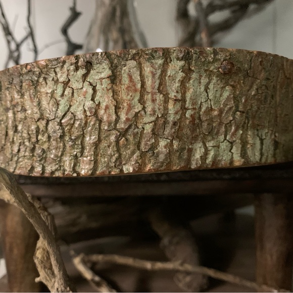 SOLD Hand Wood Burn Round - Picture 2 of 6